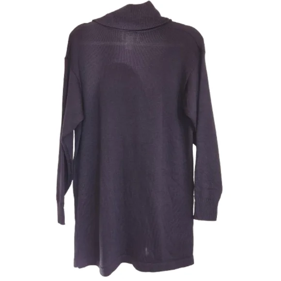 Vintage Stephanie by Suzelle Navy Wool Blend Dress Size M Destinations Details - Picture 2 of 12